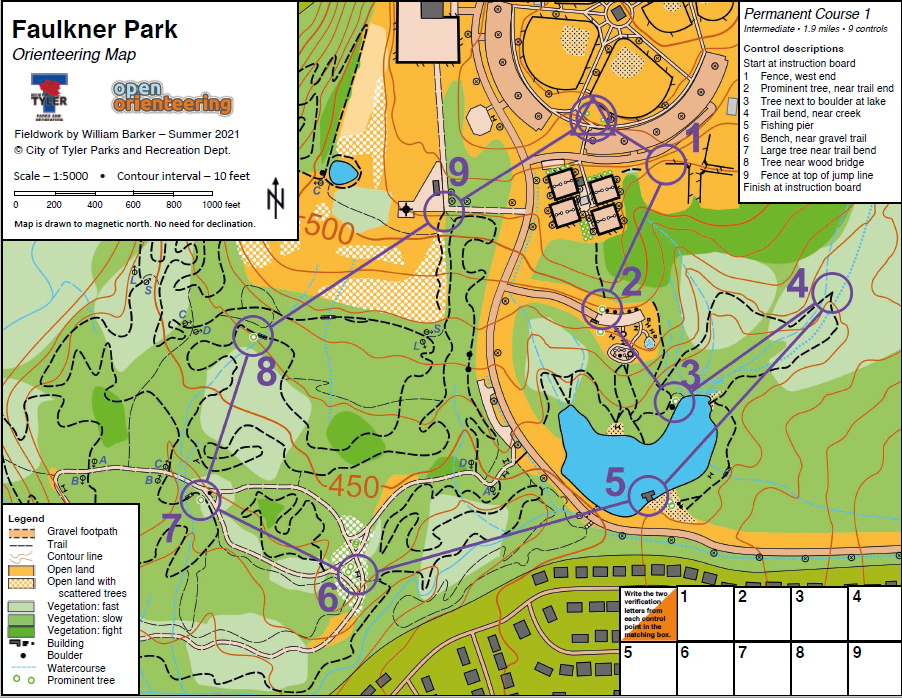orienteering course